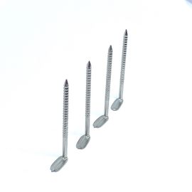 Rechtwinkliges L Kopf rostfreier Ring Shank Nails/verformte Schaft-Nägel